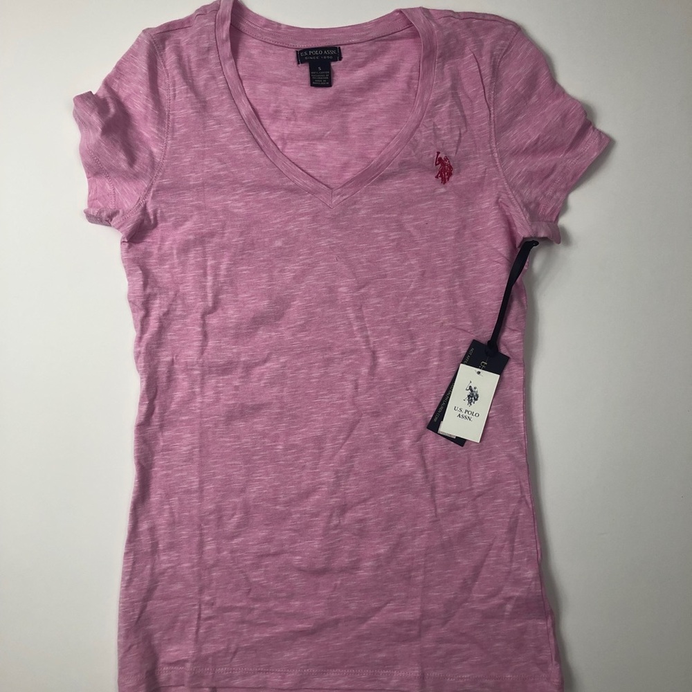 US Polo Assn Tee In Pink Size Small NWT